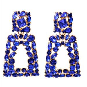 Sapphire Drop Earrings